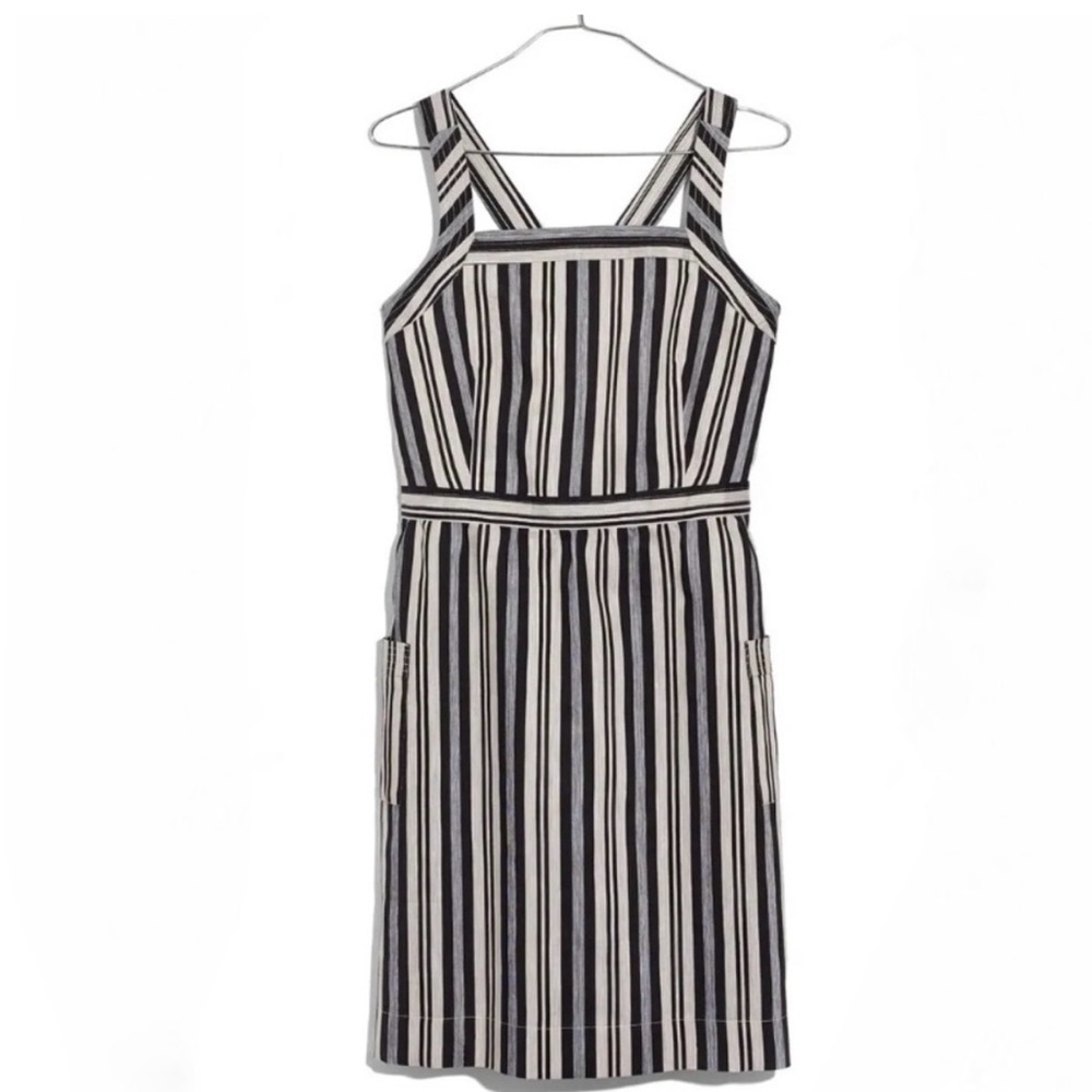 Madewell Apron Linen Dress